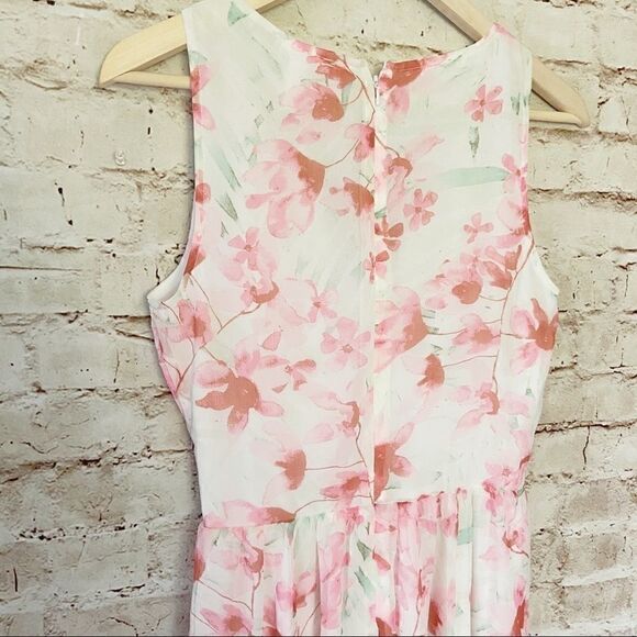 Leith sleeveless floral chiffon maxi dress - Picture 5 of 7